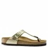 Birkenstock Women's Gizeh Birko-Flor In Gold