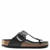 Birkenstock Women's Gizeh Big Buckle Leather In Black