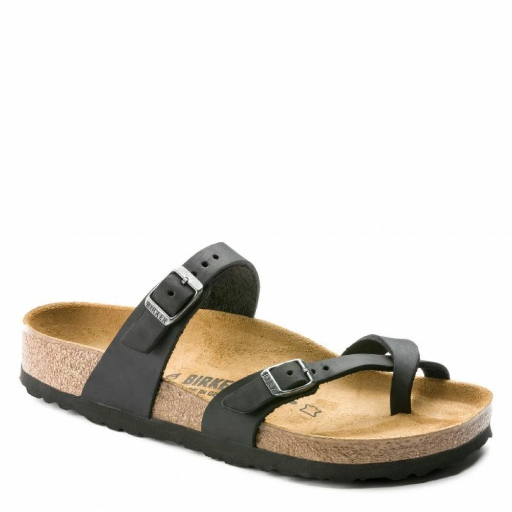 Birkenstock Women's Mayari Oiled Leather In Black - Image 2