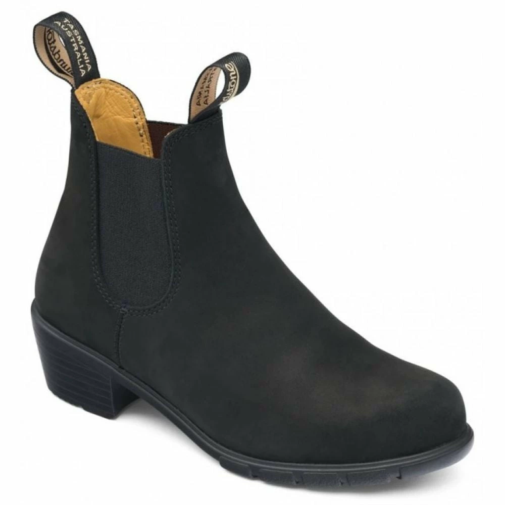 Blundstone Women's Series Heel 1960 In Black Nubuck