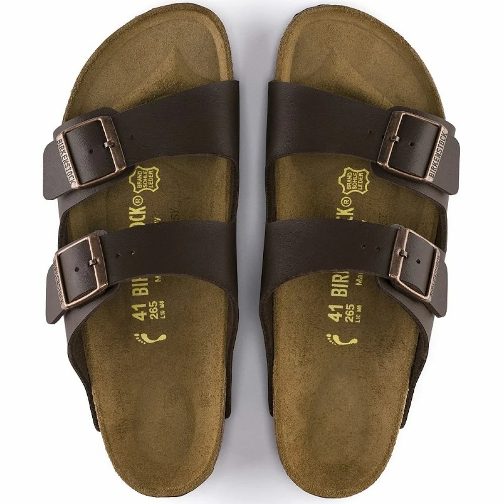 Birkenstock Arizona Birko-Flor In Dark Brown - Image 3