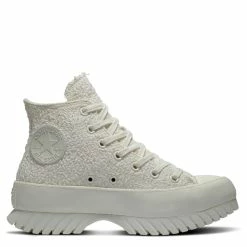 Converse Women's Chuck Taylor All Star Lugged 2.0 Jacquard In Egret/Egret/Black