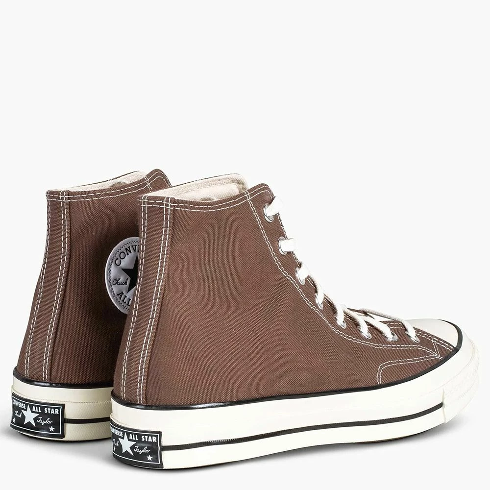 Converse Chuck 70 Vintage Canvas Hi In Earthy Brown/Egret/Black - Image 3