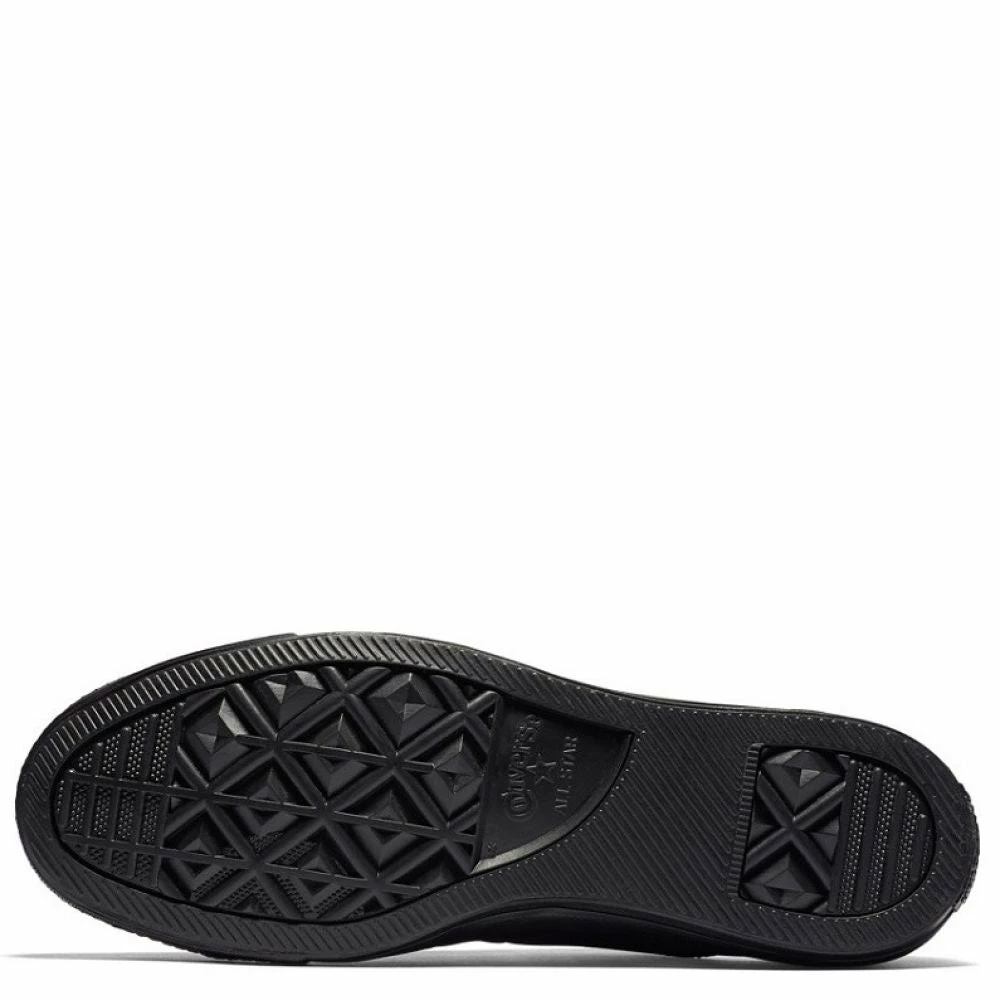 Converse Chuck Taylor All Star Mono Leather Low Top In Black Monochrome - Image 3