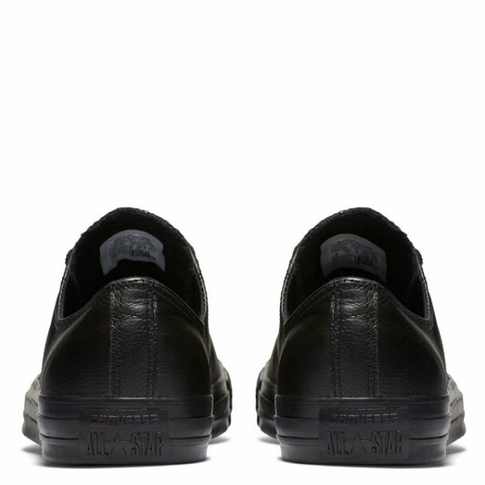 Converse Chuck Taylor All Star Mono Leather Low Top In Black Monochrome - Image 5