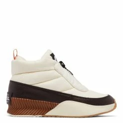 Sorel Women's Out N About III Puffy Zip Boot In Chalk/New Cinder